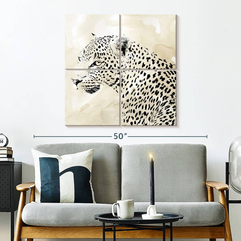Brampt Leopard Spots III, 32" H x 32" W
