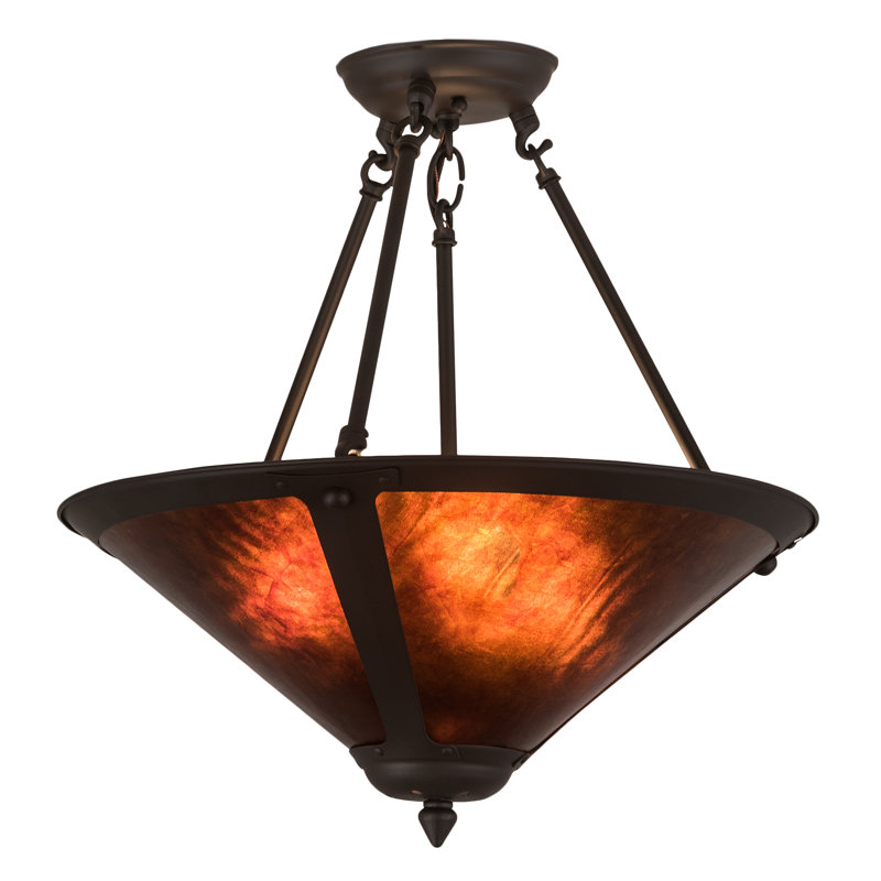3 - Light Brown/Black Pendant