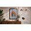 Spectral Symmetry Geometric - Framed Print-865187216-865187223