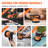 Random Orbital Sander 6'' DA & GA Dual-Action Sander 10 PCS Sandpapers