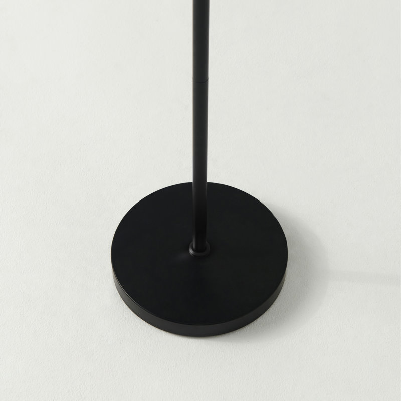 Arcadian Swoop Adjustable Black LED Floor Lamp for Kids