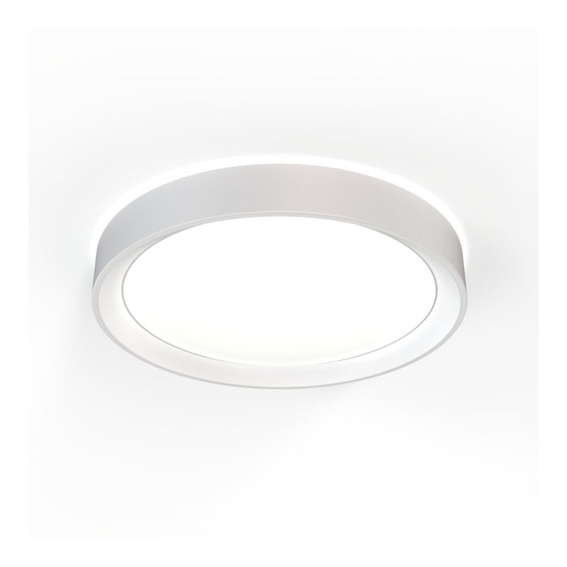 Plafonnier encastré 17 po Solana, Blanc