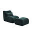 Méridienne moderne avec repose-pieds comprimé UpholsteinRecliner pour petits espaces Canapé d'appoint confortable pour salon, chambre à coucher ou appartement-106912549