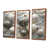 Toile avec cadre flottant brun
