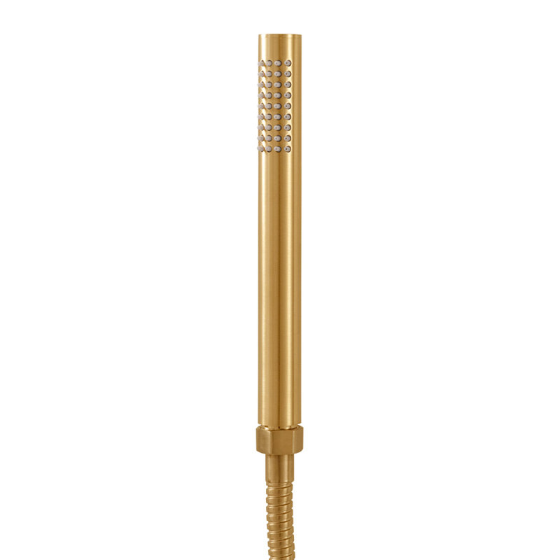 Cigno 1560 Hand Held Shower Head, Brushed Gold