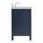Cambridge Single Bathroom Vanity with Carrara Marble Top-88398709