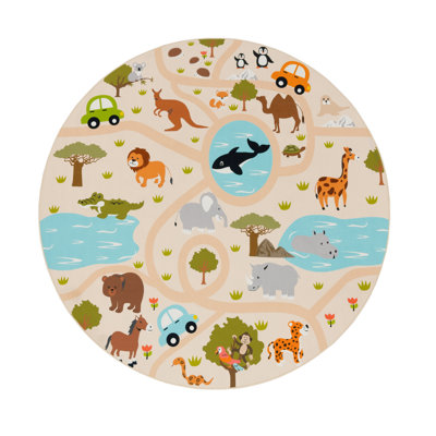 Irma No Pattern And No Solid Colour Area Rug