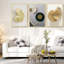 Cadre moderne abstrait encadré - ensemble de 3 reproductions sur toile-86934861-86934863