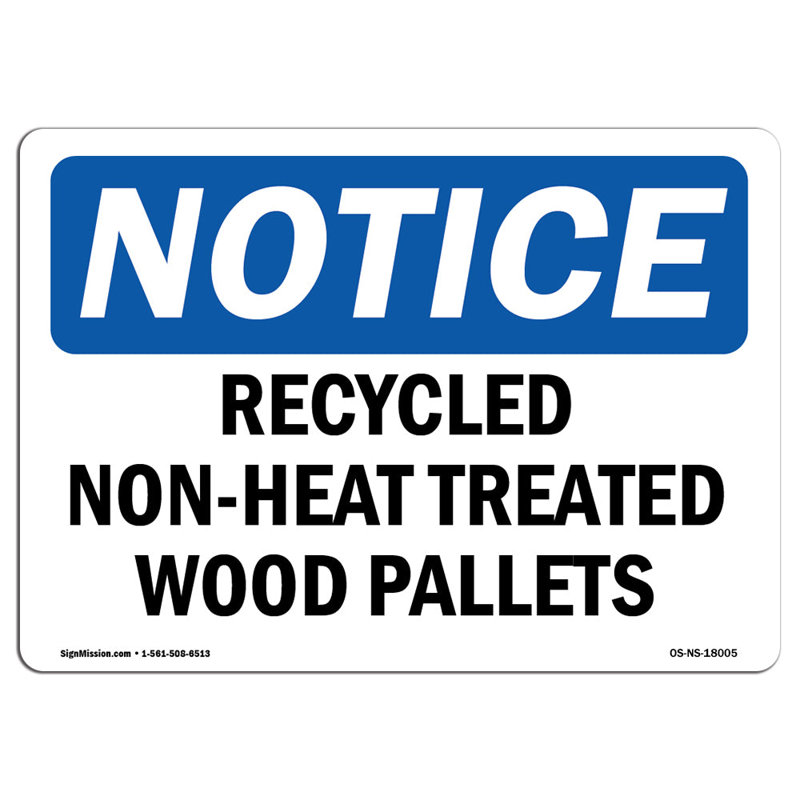 Panneau en bois recyclé non traité thermiquement