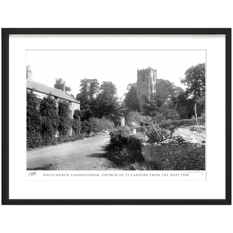 Whitchurch Canonicorum, Church Of St Candida From The West 1900 by Francis Frith - Single Picture Frame Print