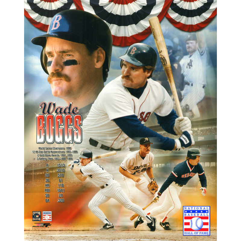 Collage Wade Boggs, H 24 po x l 19 po