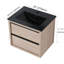 Meuble-lavabo de 24 po avec tiroirs à fermeture en douceur Quandro-327317019