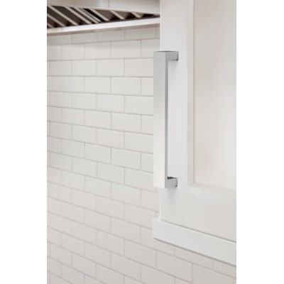 Augment 6-5/16 inch (160mm) Center-to-Center Polished Chrome Cabinet Pull - 10 Pack