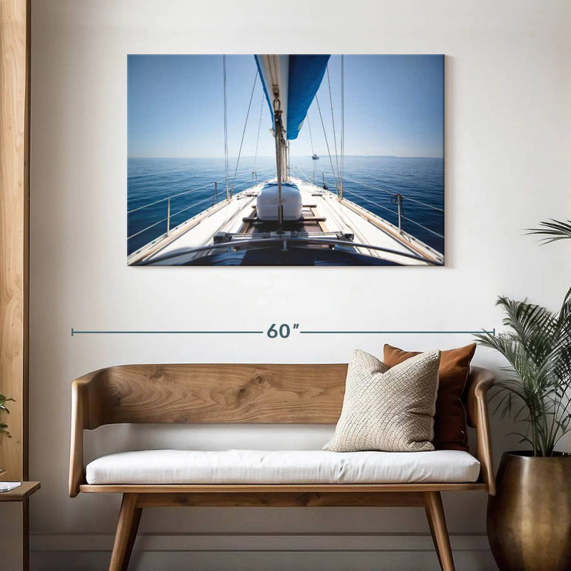 Mehar View Aboard A Yacht, 30" H x 45" W
