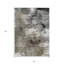Tapis extérieur lavable abstrait beige et ivoire 5 pi x 8 pi taupe