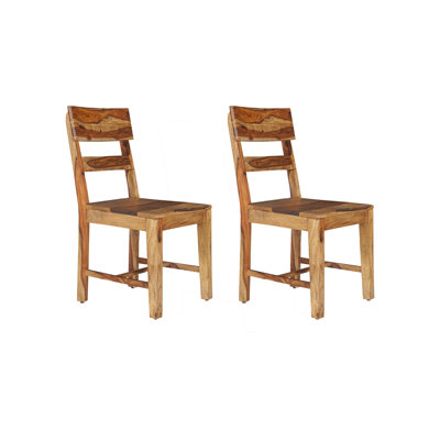Solid Wood Dining Chairs (set Of 2)