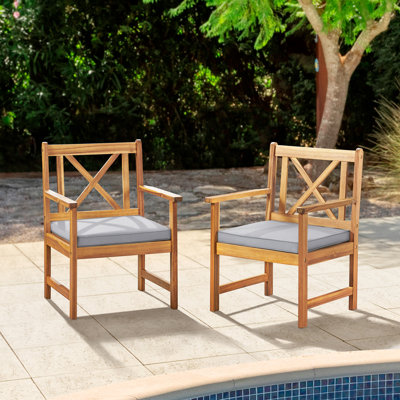 Chaise de patio avec coussins Manchester
