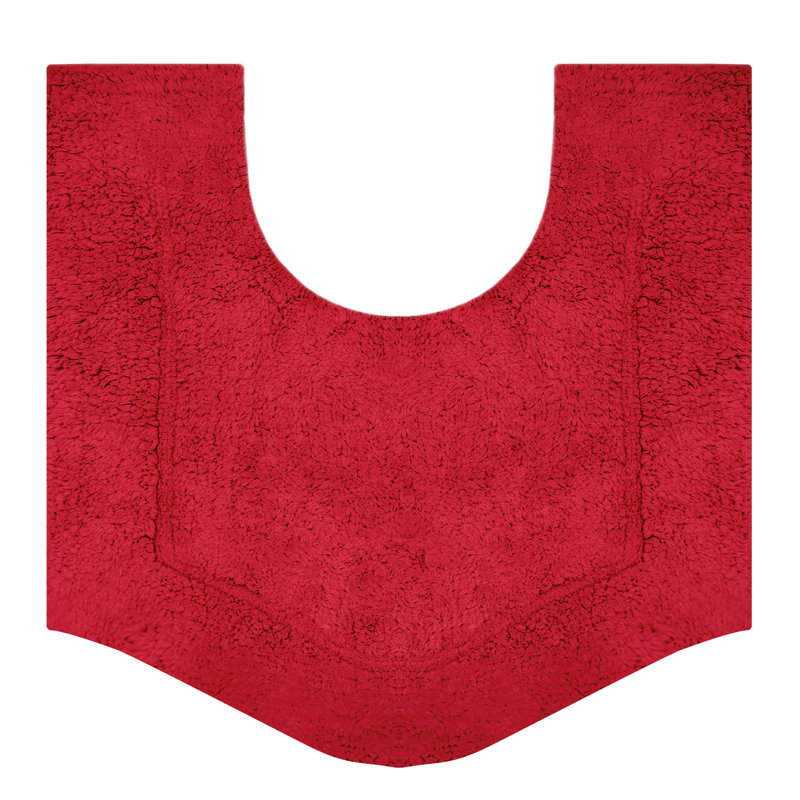 Tapis 100% coton Morissette 20 po x 20 po, Rouge