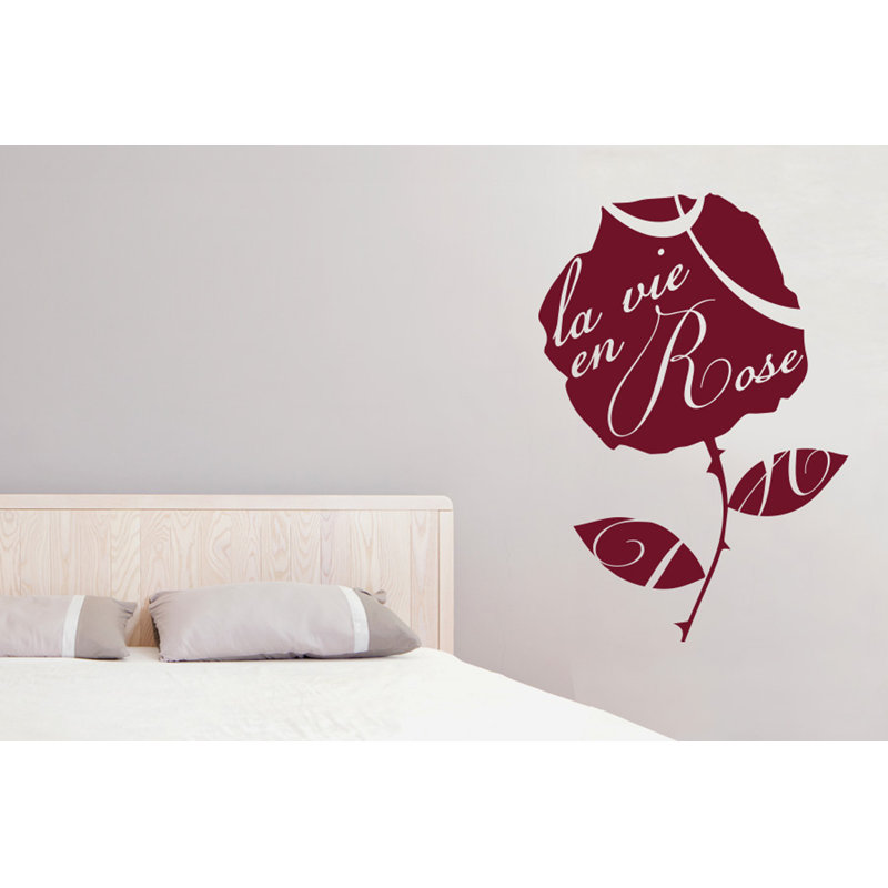 Plants & Flowers Wall Decal, Burgundy, Large