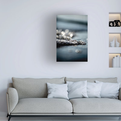 Mareike Bohmer Waves And Glitter Canvas Art