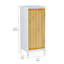 Living Room Side Cabinet With Bamboo Slats Door