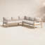 Ensemble modulaire d'extérieur en bois d'acacia massif 3 pièces Amina-98258472