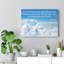 Ciel, supérieur, Isaïe 55: 9 - Toile tendue, art textuel-47003479