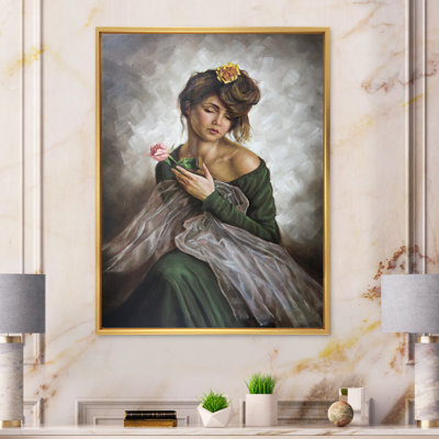 Vintage Sensual Woman Painting II " Vintage Sensual Woman Painting II "