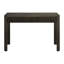 Bureau cannelé de 47,5 po de largeur avec tiroirs à glissement doux - Bureau d'écriture scandinave en bois aggloméré brun aulne pour bureau à domicile | Gardeina-1152165719