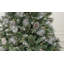 Arbre de Noël artificiel éclairé épinette blanche avec aiguilles réalistes-1009127658