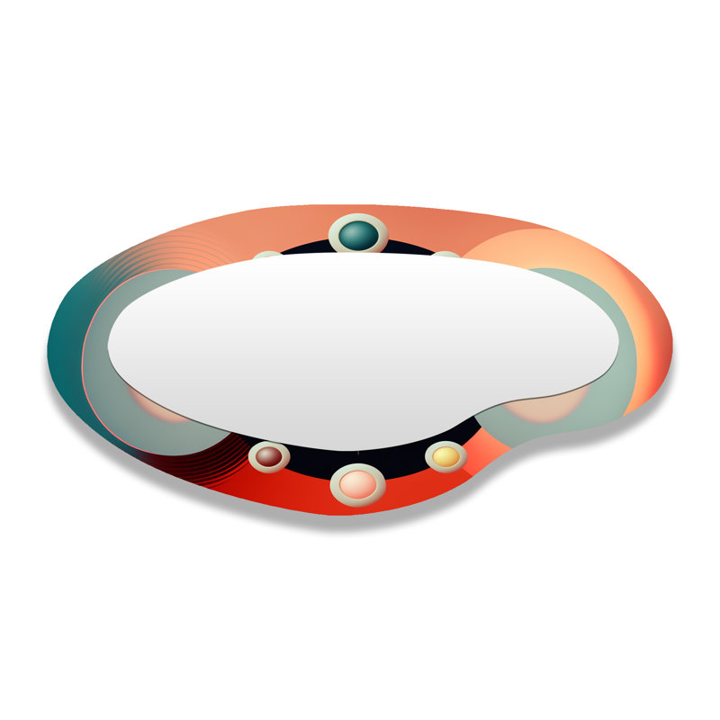 Miroir mural traditionnel Golden Eye