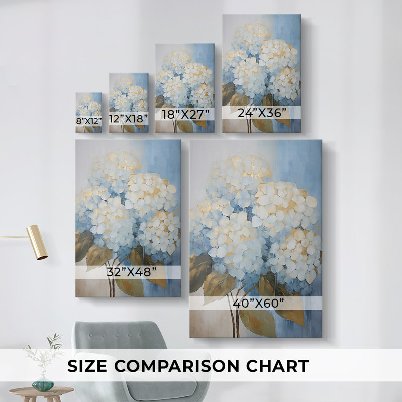Floral Study Series XLI - Ensemble de 3 toiles tendues avec châssis - Prêt à être accroché, H 36 po x l 24 po