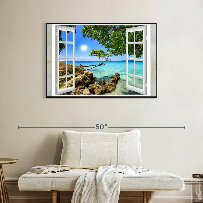 Gillard Window View, 27" H x 40" W
