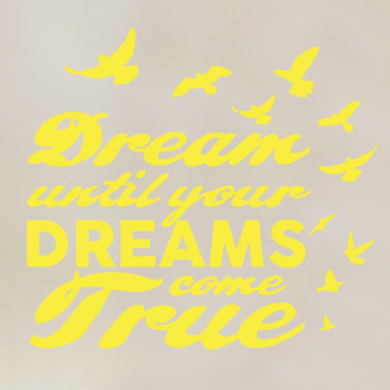 Wall Decal, Bright Yellow