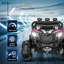 Jouets DEARAUTO 24V pour enfants et garçons avec télécommande, harnais 4 points / 4 roues motrices, harnais 4 points, siège de 19 po spacieux, 4 amortisseurs, vitesse maximale de 4,5 MPH, Bluetooth, pour enfants-92483814