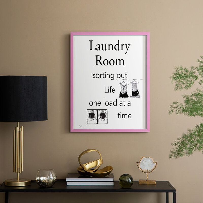 One Load at a Time Framed Print - Solid Wood, 21" H x 17" W