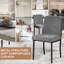 Modern Dining Chair with Metal Legs-1116497338