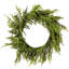 24" LED Battery Operated Timer Natural Touch Norfolk Pine Wreath