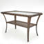 Ensemble de mobilier d'extérieur en osier 6 pièces avec méridienne, table basse et repose-pieds Anferney-2011014983