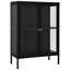 Sideboard Black Powder-coated steel Medium Adjustable Feet-1393223530
