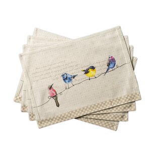 Maison d' Hermine Birdies On Wire 100% Cotton Set of 2 Multi-Purpose  Kitchen Soft Absorbent Dish Towels | Tea , Bar Towels (20 Inch by 27.50  Inch)