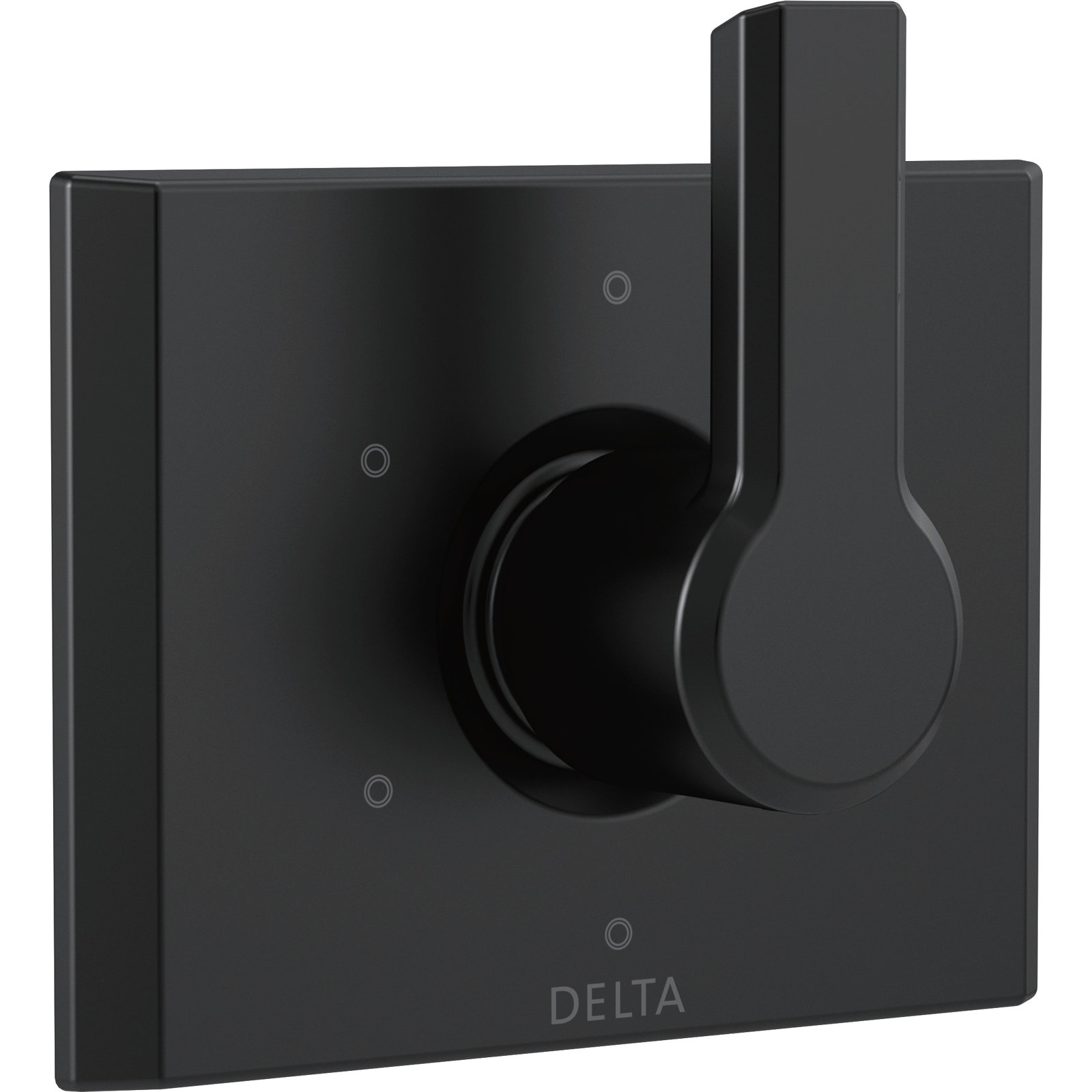 Pivotal 6-Setting 3-Port Diverter Trim, Matte Black