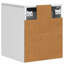 33cm W Engineered Wood Bedside Table