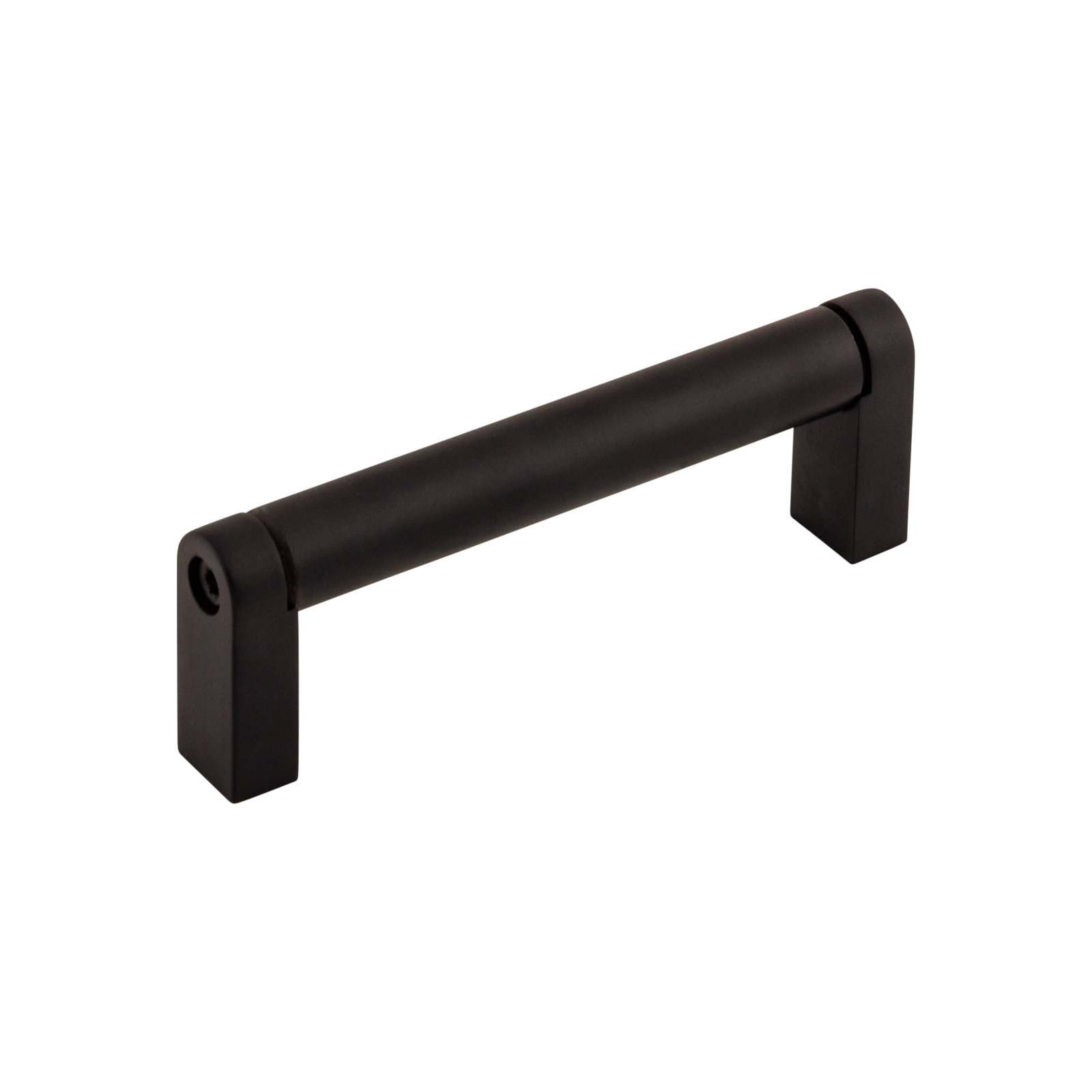 Pennington Bar Cabinet Pull, Flat Black, 3 3/4" Center to Center