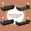 Caiya Single 81'' Faux Leather Convertible Sofa-334827055