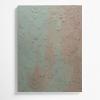 Toile abstraite sur fond gris