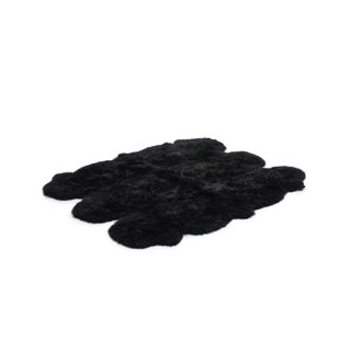 Solid Colour Sheepskin Shag 120cm X 180cm Area Rug