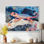 Lézard coloré dans le lac Harmony I - lézard, art mural-326804654-501008652-326804662