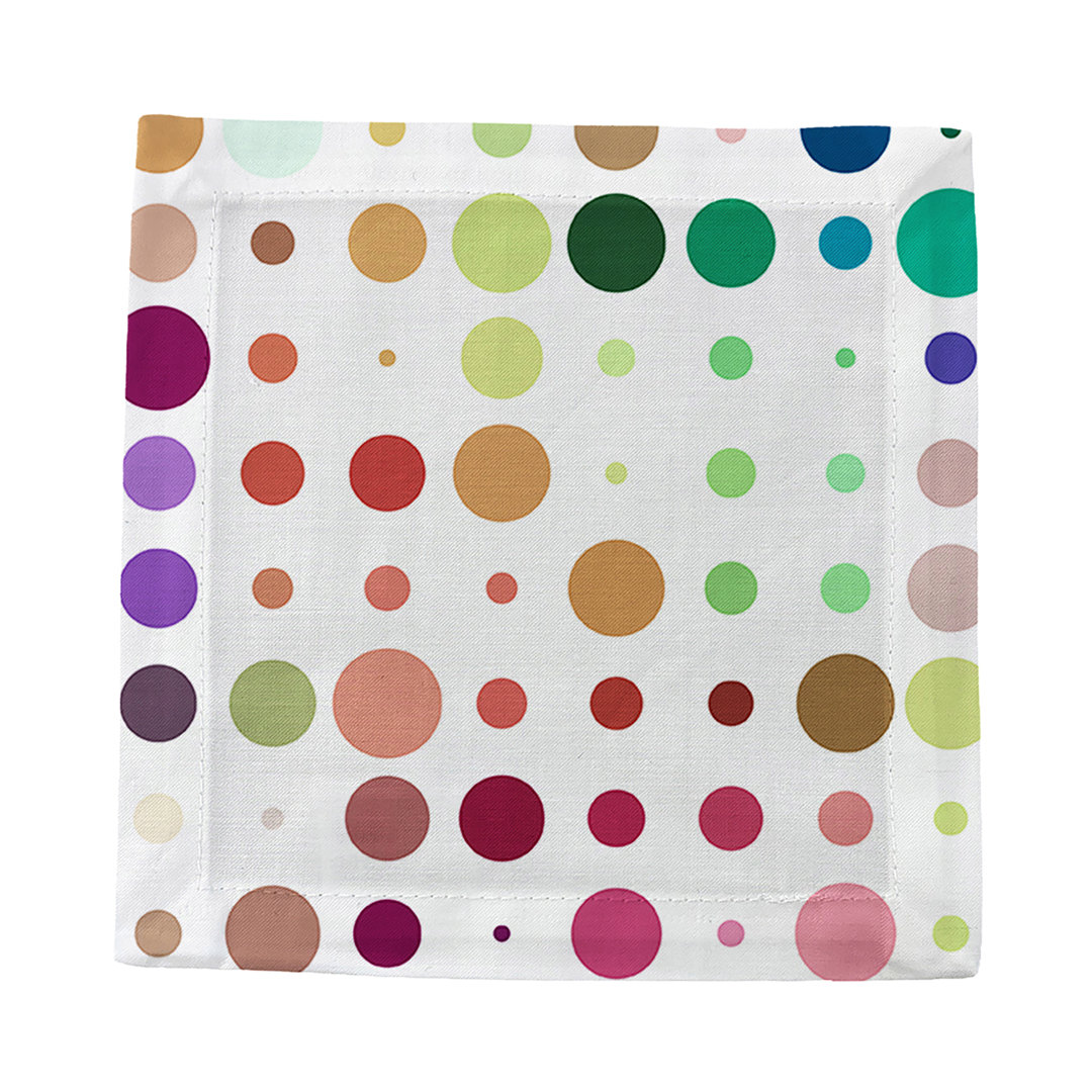 Mod Confetti Andre Cotton Sateen Cocktail Napkins (Set of 4) Nicolette Mayer
