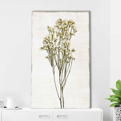 " Farmhouse Pressed Flower II " by Natalie Carpentieri Painting Print